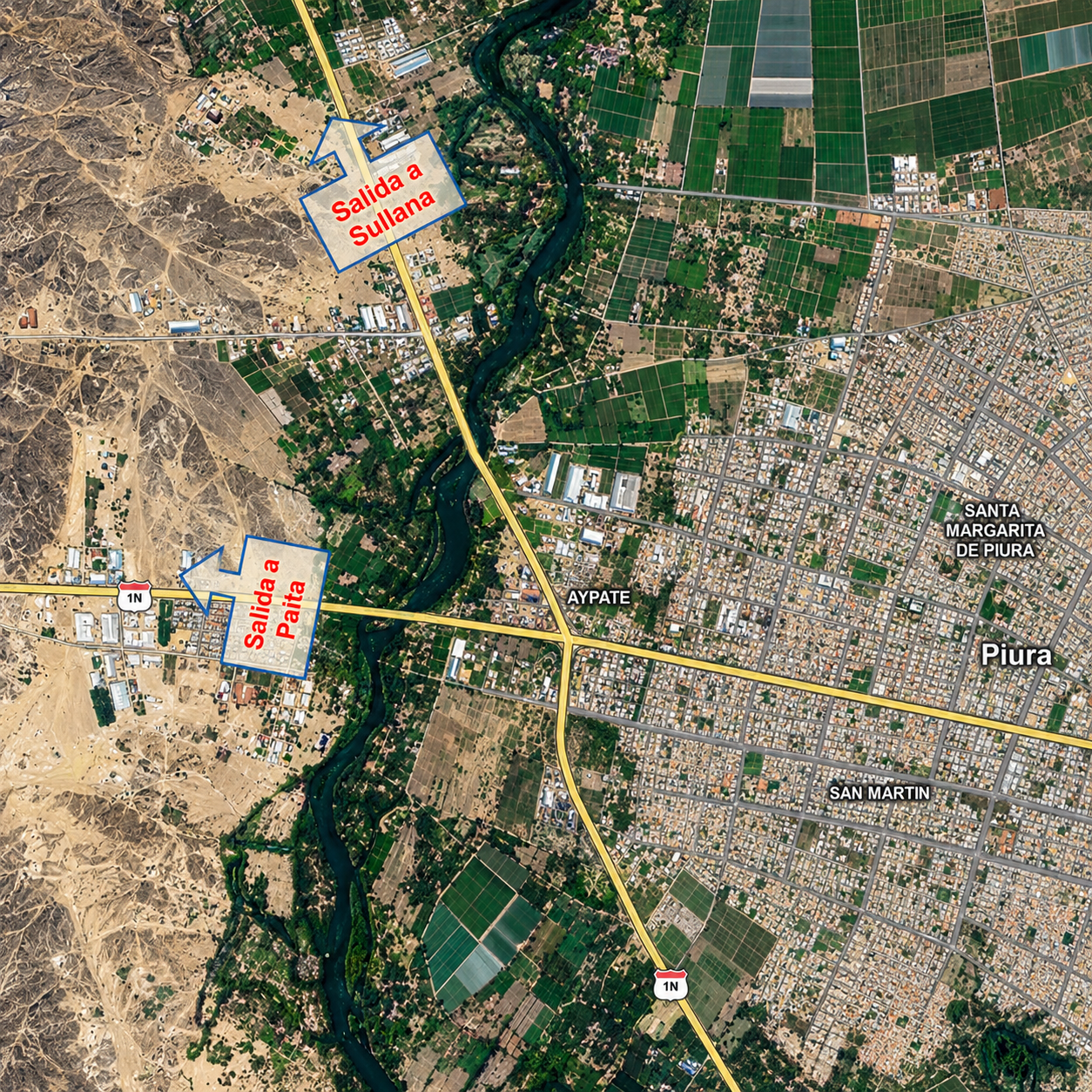 Corredor Piura – Sullana – Paita — Análisis Territorial Grupo Urbina